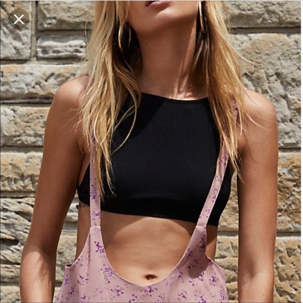 Free People Intimately High Neck Strappy Bralette